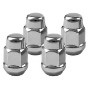 Chrome Cone Seat Acorn Bulge Lug Nuts Fits 2009-2018 Nissan GT-R