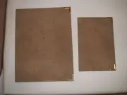 Robert Bosch Suede Notepad Holder Set - Letter Size & Notepad Size