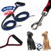 Walking Training Dog for Two Dogs W Soft Handle Double Lead Leash Dual No Tangle