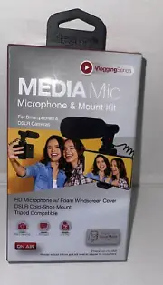 Media Mic - Vlogging Series - Microphone & Mount Kit - for Smart Phones & DSLR