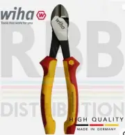 Wiha Industrial electric heavy-duty diagonal cutters with Dynamic Joint 41280