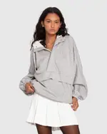 [Belle & Bloom] Best Of Me Panelled Hoodie - Grey Marle