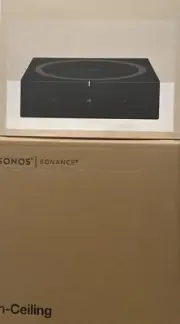 Sonos One Pair INCLGWW1 (6.5 Inch In Ceiling) & one Sonos amp bundle