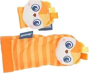 HAWILLOSCH 1 Set Wrist Rattle Socks Foot Finders Plaything Cartoon Foot Finders Newborn Socks Rattle Rattle Shower Present Foot Socks Rattle Yellow Fabric