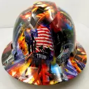Hard Hat Full Brim Custom hydro dipped DONALD TRUMP MAGA best price