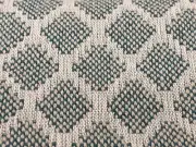GP & J Baker Small Scale Diamond Lattice Uphol Fabric- Cheswell / Teal 1.05 yds