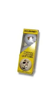 Acushnet Mickey Mouse TITLEIST Walt Disney Golf Balls Vintage New In Box 3 Balls