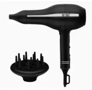 Hot Tools Pro Artist Black Gold Collection Pro 2000 Watt Ionic Salon Hair Dryer.