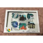 Disney Pins Pixar Party LE Finding Dory Scavenger Hunt Complete Boxed Set Signed