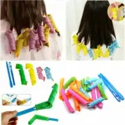 18Pcs 30cm+20cm Magic Long Hair Curlers Curl Formers Leverage Rollers Spiral DIY