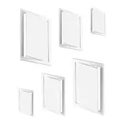 Switch Panel Hinged Access Hatch ABS Door Hinged Inspection Port Wall Push-Type