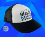 New Busch Light Beer Budweiser Vintage Foam Men's Trucker Snapback Cap Hat