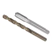 Screw Tap and Drill Bit Set, M10 x 1 Thread 9mm Dia, Threading Tapping Tool