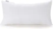 Acanva Fluffy Pillow Insert for Bed Sleeping, Decorative Stuffer Cushion Sham Filler, 12x24 Inch, White
