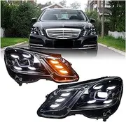 Compatible For Benz W212 E-Class Headlights 2009-2013 DRL Day Running Light LED Bi Xenon Bulb Fog Lights Car Accessory W211 Head Lamp