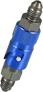 AN3 3AN Car Motorcycle Quick Release Disconnect Dry Break Coupling Fitting Connector for Brake Hose Blue Stylish Design