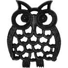 Owl Cast Iron Teapot Holder Trivet Pad Table Hot Mat Coaster Insulation Retro
