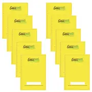 10x Gusspak 240 Page A4 Spiral Bound Notebook Side Opening Exercise Paper Book