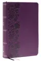Kjv, Personal Size Large Print Single-Column Reference Bible, Leathersoft, Purple, Red Letter, Thumb Indexed, Comfort Print: Holy Bible, King James Ve