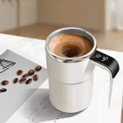 IPRee Intelligent Magnetic Auto-Stirring Cup with LED Display Temperature 380ml Rechargeable Portable Mixing Coffee Mug
