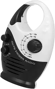 MERRYHAPY Mini Shower Radio with Waterproof Audio Player Travel-Friendly Portable Radio