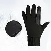 [Generic] Thermal Rechargeable Gloves - Sturdy Heated Hand Warmers, Windproof Electric Design | Battery Powered Warm Gloves, Touchscreen Functionality, Winter Cold Protection for Outdoor Adventures