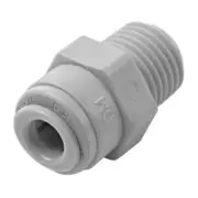 Male BSPT to Pushfit Adapter ¦ 1/2" BSPT x 3/8" Pushfit ¦ DMFit AMCBT0607