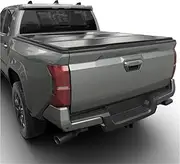 ALCYBD Hard Shell Folding Truck Bed Tonneau Cover| Compatible for Toyota Tacoma 2016 2017 2018 2019 2020 2021 2022 2023 2024 2025 w/OE Track System 5' 1" Bed (60.5") - TULH021