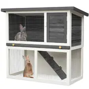 Advwin Chicken Coop Rabbit Hutch Wooden Pet House