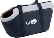 Dog Carrier Bag Portable Travel Bag for Shopping Hiking Walking, Pet Carrier Handbags with L-eash Hook for Cats Small Dogs Kittens Puppies, Outdoor Cat Dog Shoulder Tote Bag with Removable Cushion
