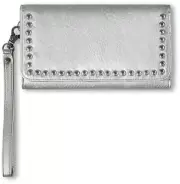 Ariat Western Womens Wallet Studded Metallic Silver A770018736