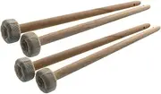 TOGEVAL 4pcs Gong Mallets Ergonomic Percussion Hammers for Musical Instruments Durable for Gongs Sound Quality Backup Option Random Color
