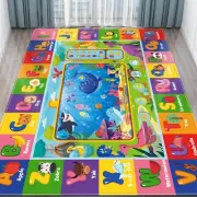 Kids Rug, ABC Educational Play Rug for Playroom, Soft Thick Nursery Rug, Non-...