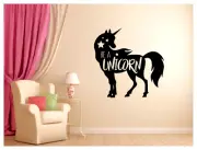 Be A Unicorn Large Wall Decal Mural Art Sticker 22"X22" Wall Art Kids Room