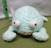 LIME-GREEN FROG Bath Pet plush doll Rene Collection NWT pastel toy Amphibian