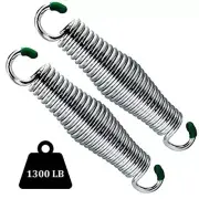 2Pc Hammock Chairs Swing Spring,1250lb Capacity Rust Resistant,Heavy-Duty Chrome