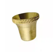 Brass Cone Piece MEDIUM Size - Party Pure Brass Cone