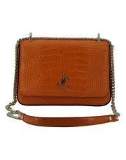 Jimmy Choo Amber Orange Leather Shoulder Bag - RRP 1479.6 USD