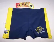 North Queensland Cowboys NRL Boys Blue Printed Swim Trunk Bathers Size 4 New