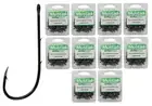 MUSTAD 10 Boxes of 92647NPBLN Long Baitholder Chemically Sharpened Fishing Hooks