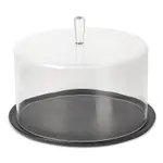 Costa Nova Set Plate with Glass Dome