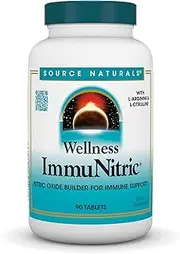 Source Naturals Wellness Immunitric, Nitric Oxide Builder for Immune System Support - 90 Tablets
