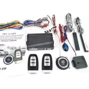 Keyless Entry Car Engine Start Alarm System Remote One-button Start Switch 12V (for: Honda Civic)