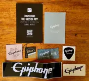 Epiphone guitars accessory pack - cards & stickers--New!