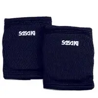 在飛比找PChome24h購物優惠-《Sasaki》透氣式成人專業排球膝蓋保護用套(黑)/002