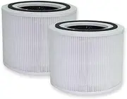 PUREBURG Core 300-RF Replacement Filter Compatible with LEVOIT Core 300 Air Purifier,2-Pack H13 True HEPA 3-Stage Filtration Activated Carbon