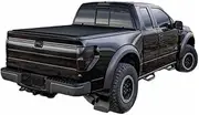 STIDPFZX Lock Roll Truck Bed Cover Hard Retractable Pickup Truck Tonneau Bed Cover