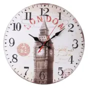 Round Wall Clock Silents Cores European Home Accent