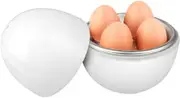 Microwave Egg Steamer | 4 Capacity Egg Cooker Poacher Boiler,Egg Shaped Microwave Egg Cooker, Eggs Boiler Poacher, 4 Egg Boiler Cooker For Home
