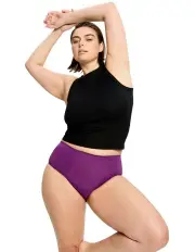 [Modibodi] Allure Seamfree Period Full Brief in Super Mystic Purple